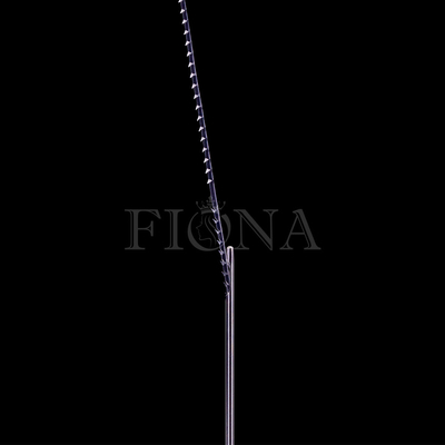 A linha da roda denteada do molde de Pdo esculpiu horizontalmente 18g 100mm com cânula de W