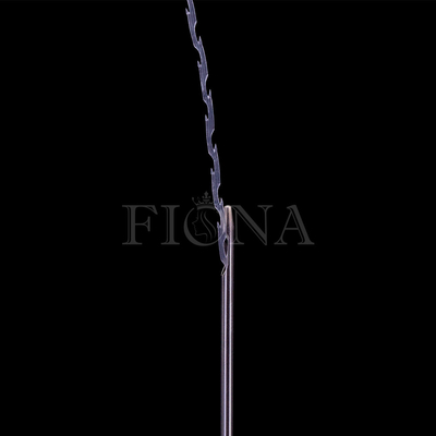 A linha da roda denteada do molde de Pdo esculpiu horizontalmente 18g 100mm com cânula de W