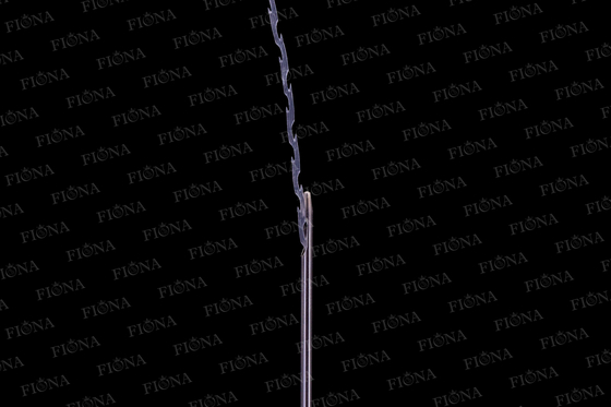 Cânula lisa do engodo de Scupted 18g 100mm da linha da roda denteada do molde de Pdo Hilo Espiculado