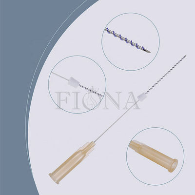 linhas de parafuso de 29G 50mm PDO, linha da face lift da agulha
