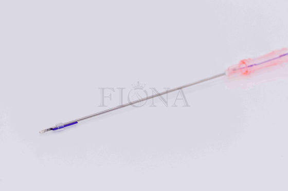 Elevador material da linha da roda denteada de PDO 18G 100mm com cânula sem corte