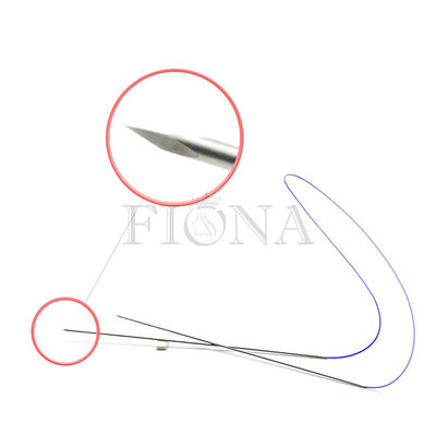 21G 460mm Fiona Double Needle Thread Lift, linha elevador de V da linha de Pdo
