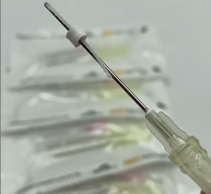 Linha profunda linhas farpadas da regeneração PDO do colagênio da remoção