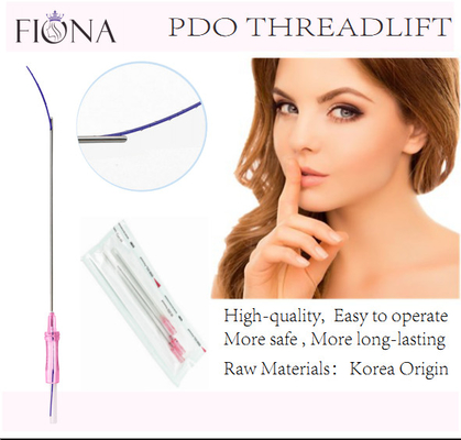 Linha Nonsurgical 18G 100mm da roda denteada do levantamento de cara da linha de PDO para o levantamento de cara imediato