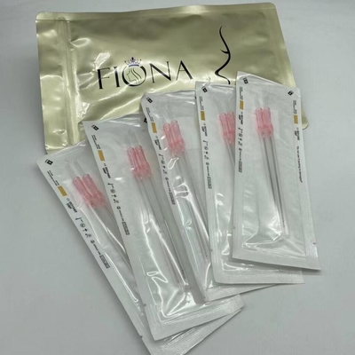 A roda denteada sem corte bidirecional PDO PLLA da cânula 4D 6D rosqueia 18G-100mm para o contorno da cara