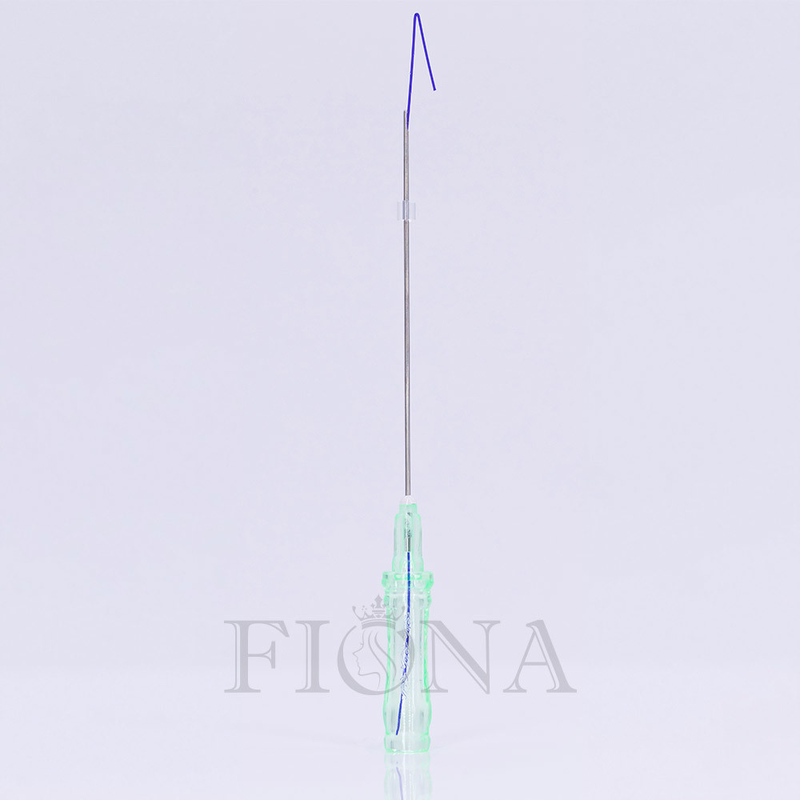 L tipo elevador 21G 60mm da linha da roda denteada da cânula para o gás Foxy Sterilied do EO dos olhos